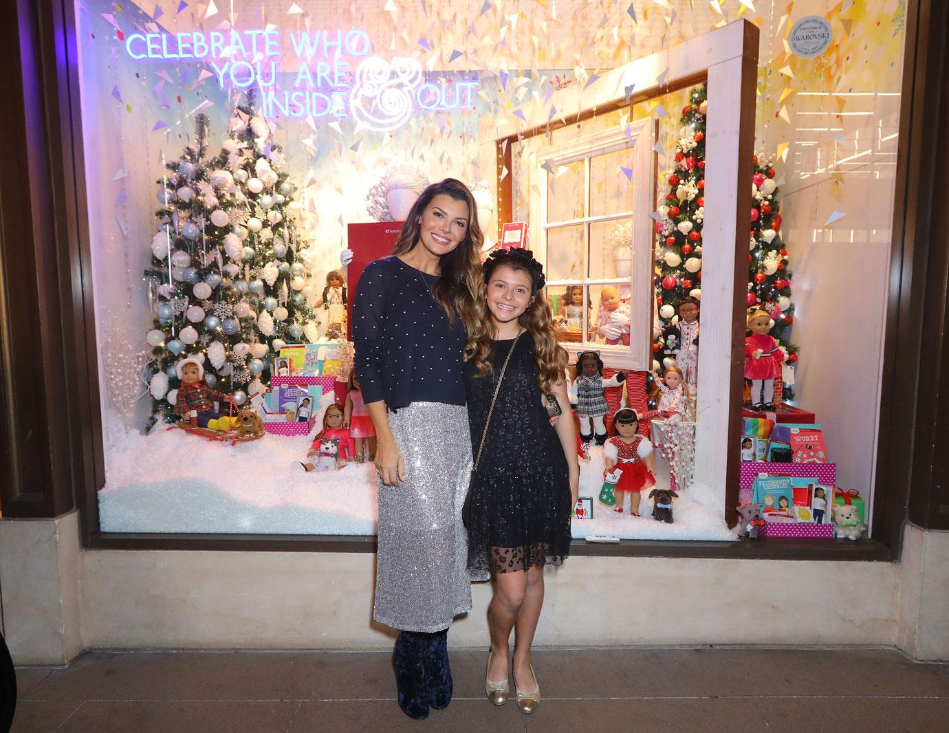 The American Girl Holiday Window Unveil featuring their partnership with Swarovski Crystals