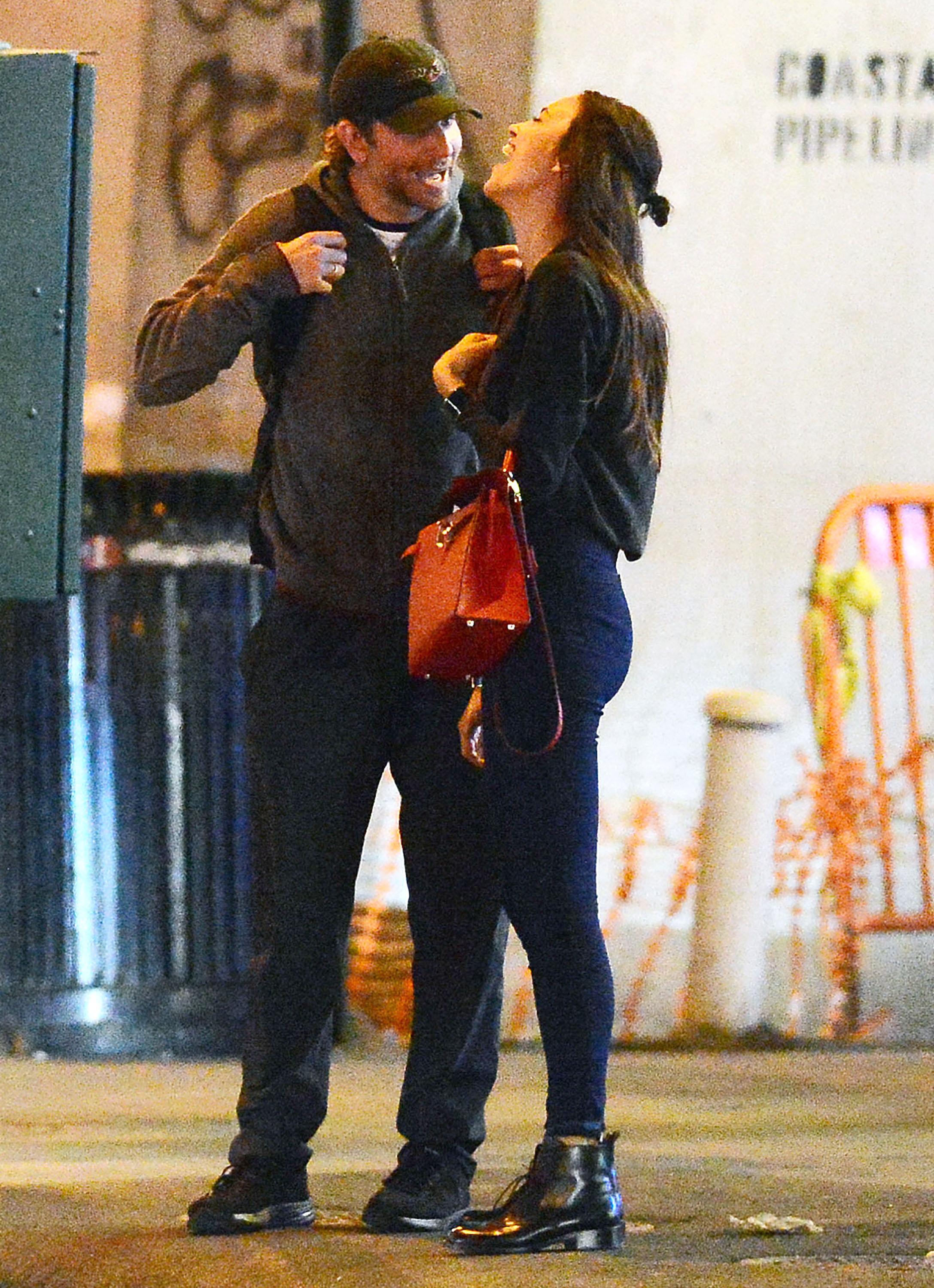 Exclusive&#8230; First Look: Bradley Cooper &amp; Irina Shayk Confirm Relationship With PDA Filled Night Out **ADD FEES**