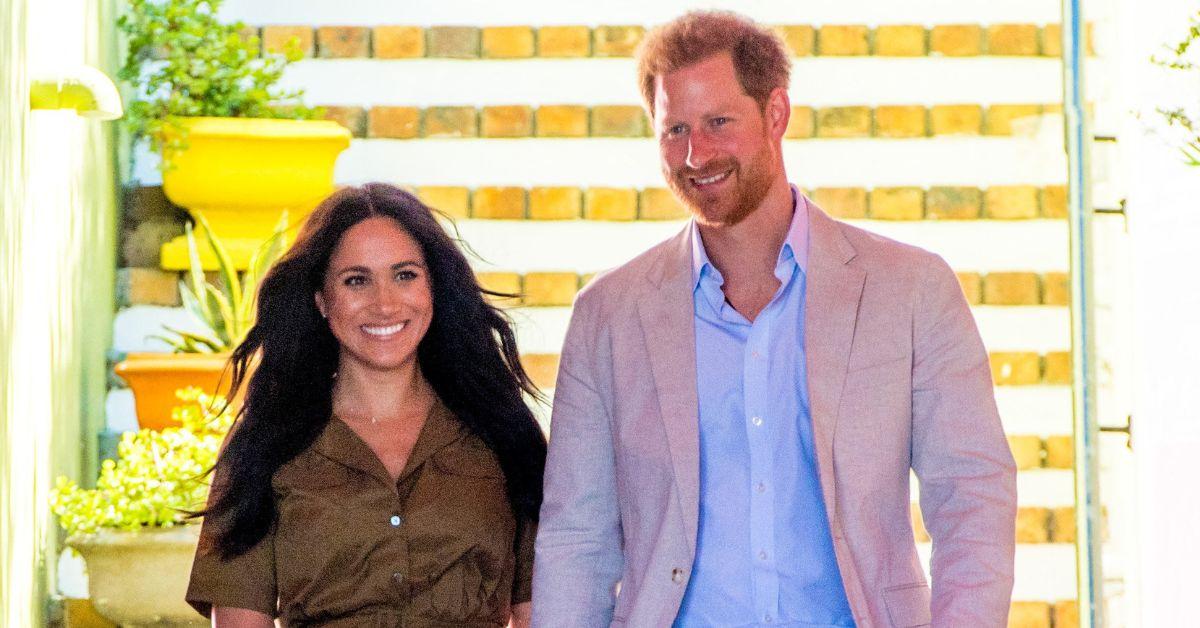 image of Prince Harry and Meghan Markle stepped down as senior royals in January 2020.