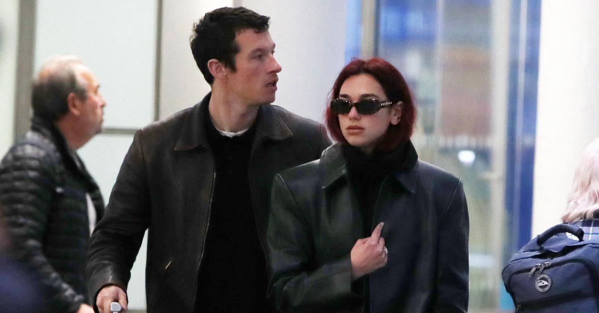 dua lipa engaged confirms fiance callum turner proposal ring
