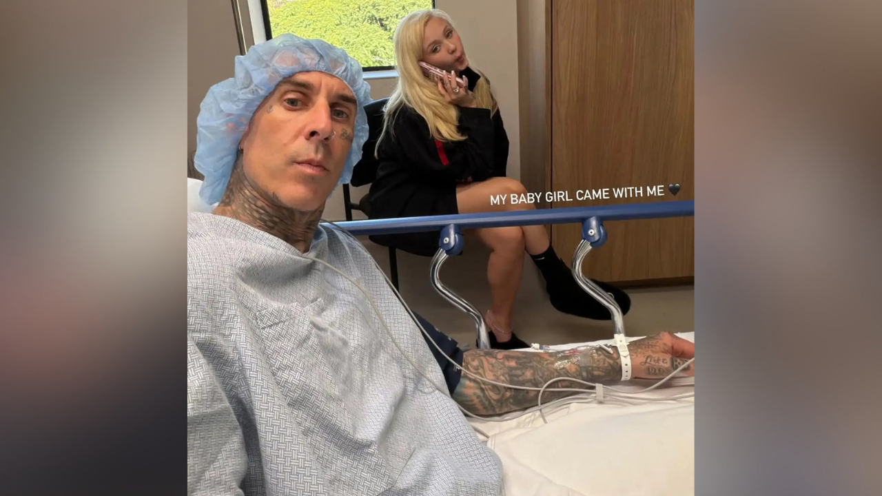 image of Travis Barker said he wanted to handle the problem quickly so he could continue playing drums for years to come.
