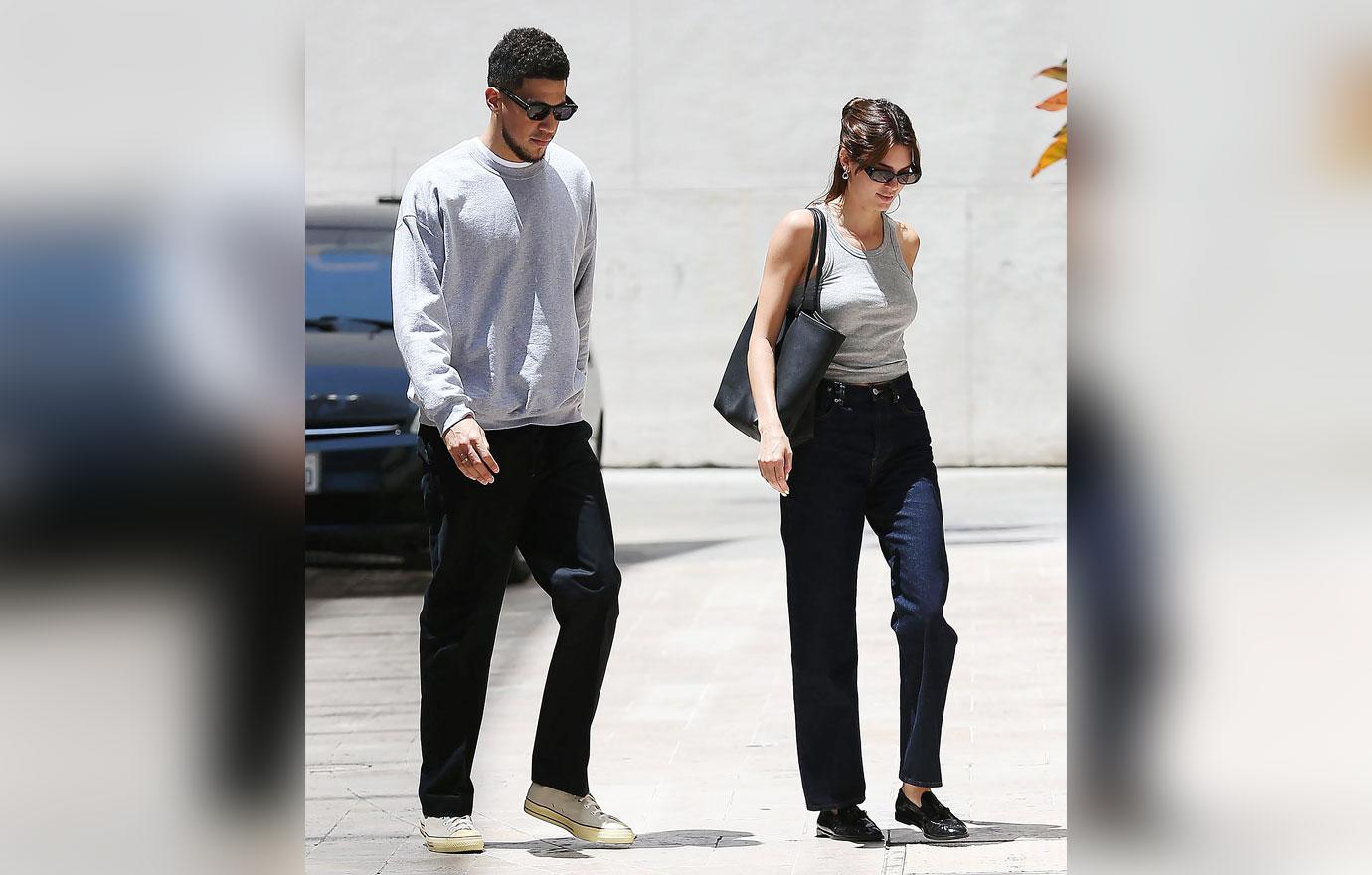 kendall jenner seen first time split devin booker