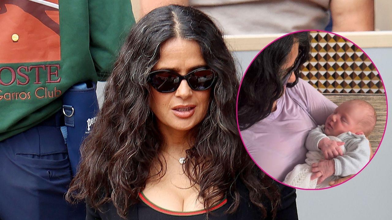 Split Photo of Salma Hayek