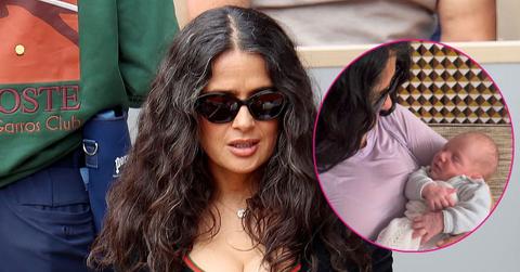 Split Photo of Salma Hayek