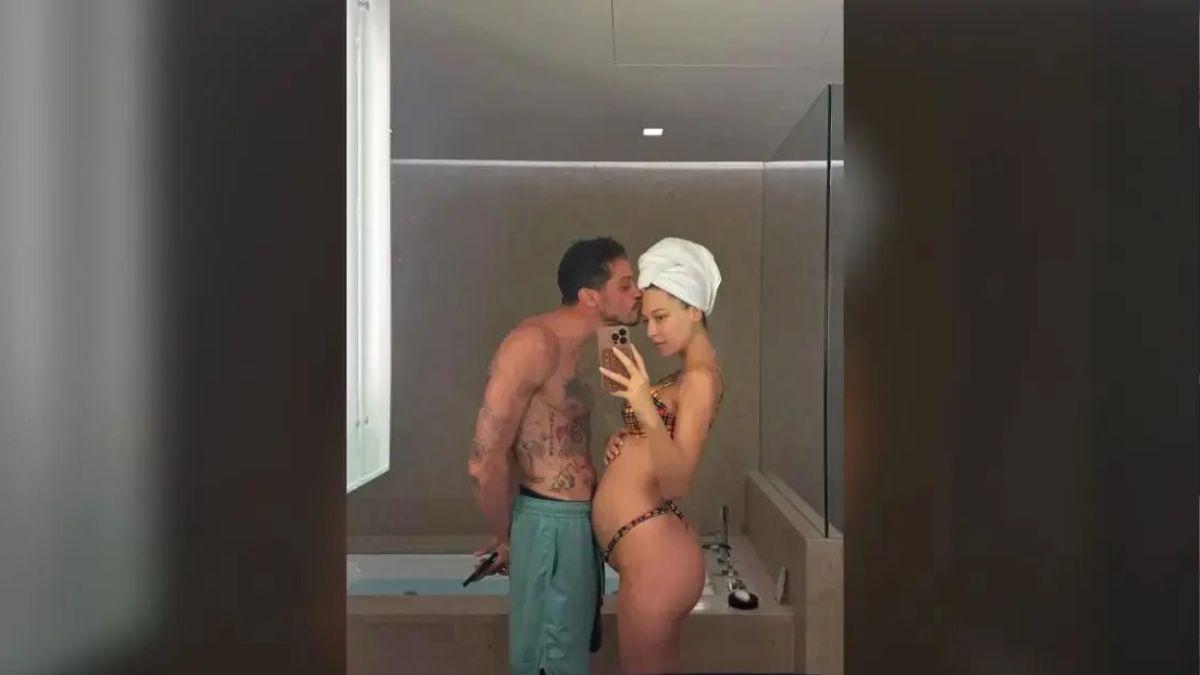 image of Pete Davidson and elsie Hewitt 