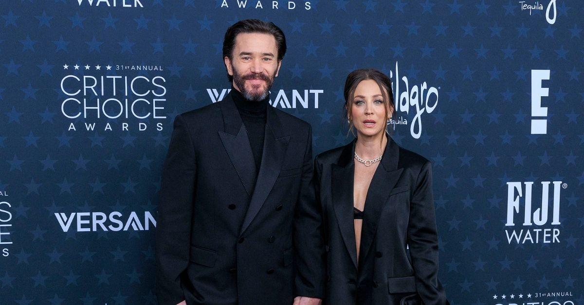 image of Tom Pelphrey joked that Kaley Cuoco helps keep boundaries with their daughter, Matilda.