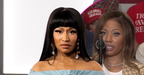 nicki minaj unrecognizable maga face