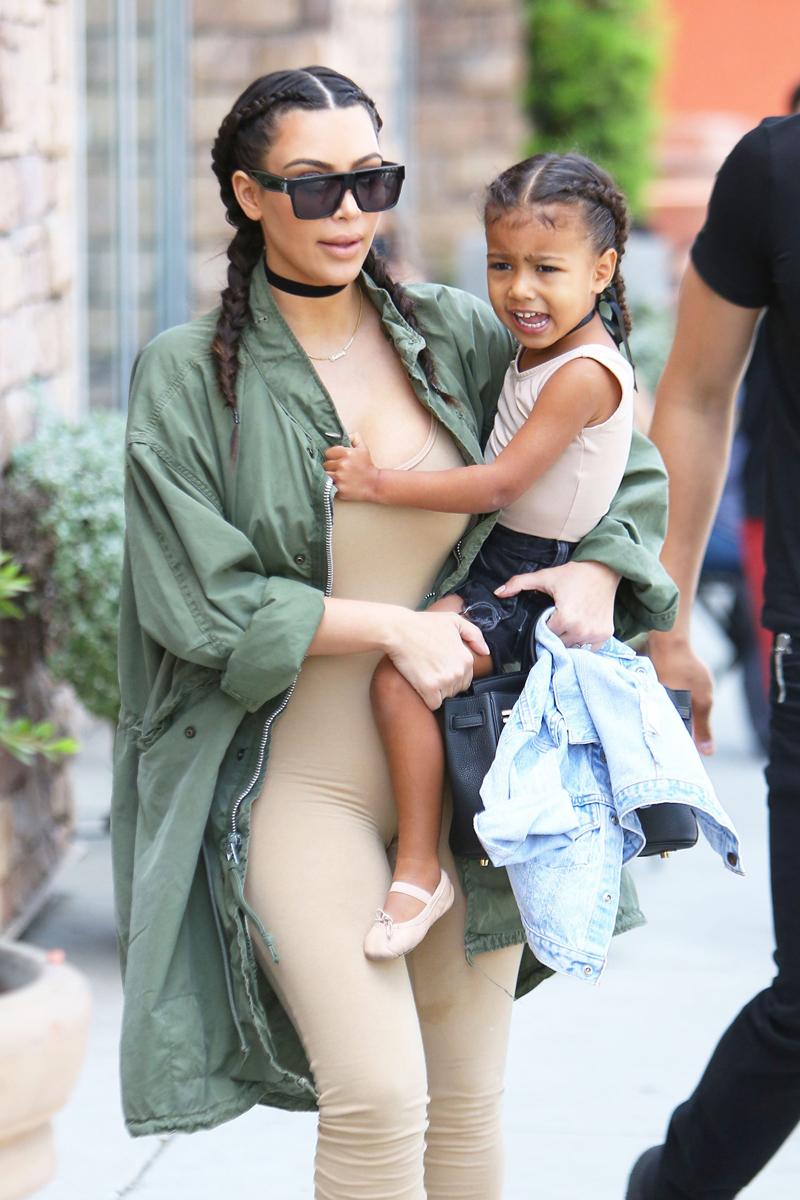 Kim Kardashian and North West are a matching mother daughter duo