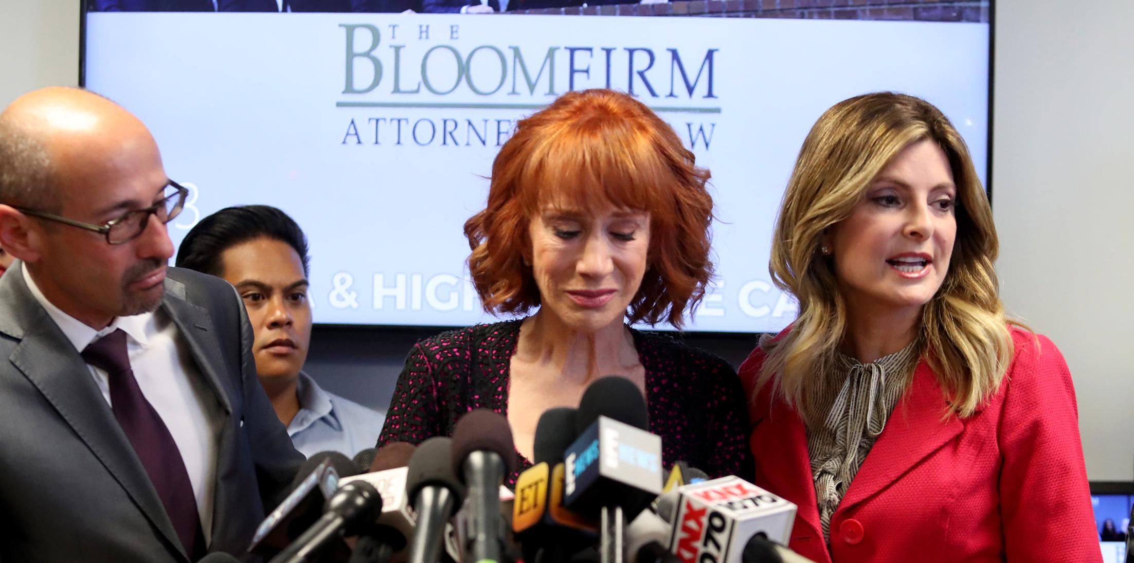 Kathy Griffin And Her Attorney Lisa Bloom Hold Press Conference