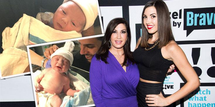 real housewives of jersey jacquleine laurita daughter ashlee gives birth baby boy