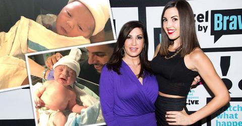 real housewives of jersey jacquleine laurita daughter ashlee gives birth baby boy