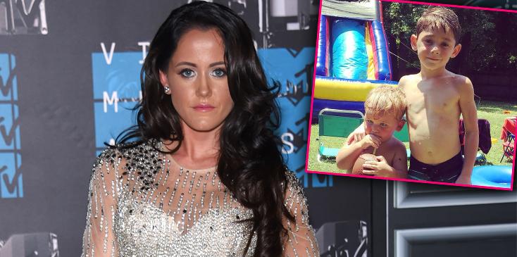 jenelle evans sons kaiser jace photos