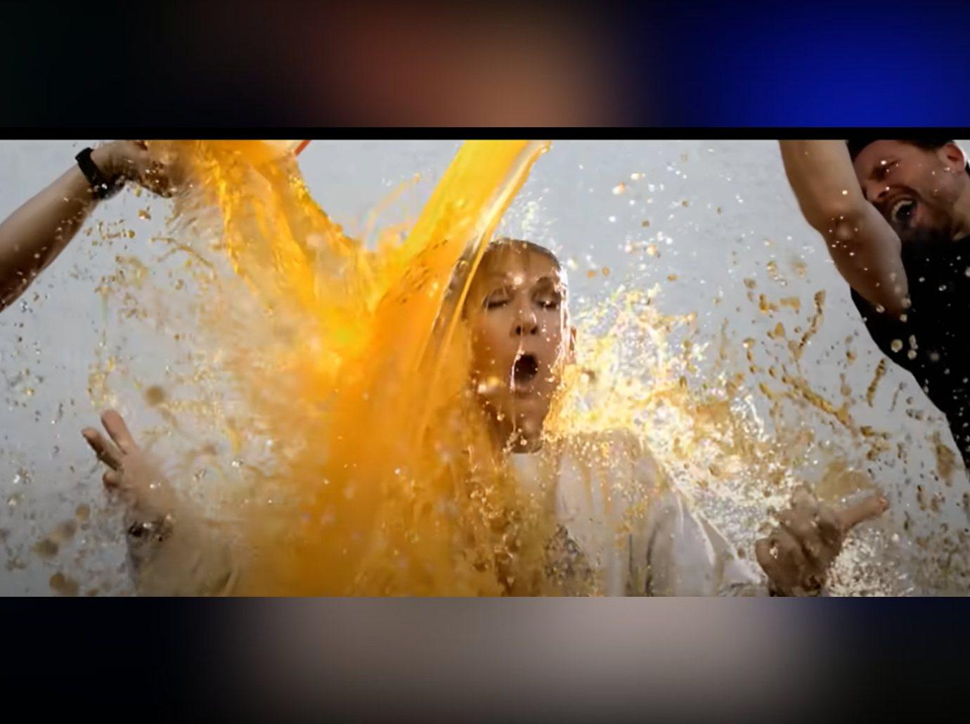 Celine Dion Gets Soaked In Gatorade For Fun NFL Commercial: Watch