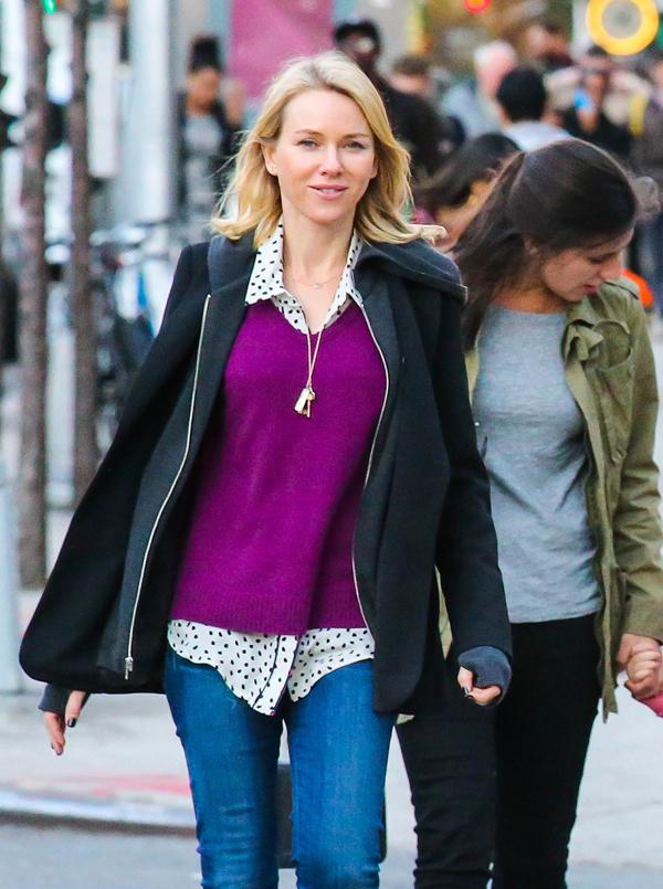 Naomi Watts Walks To The Store With Her Boys