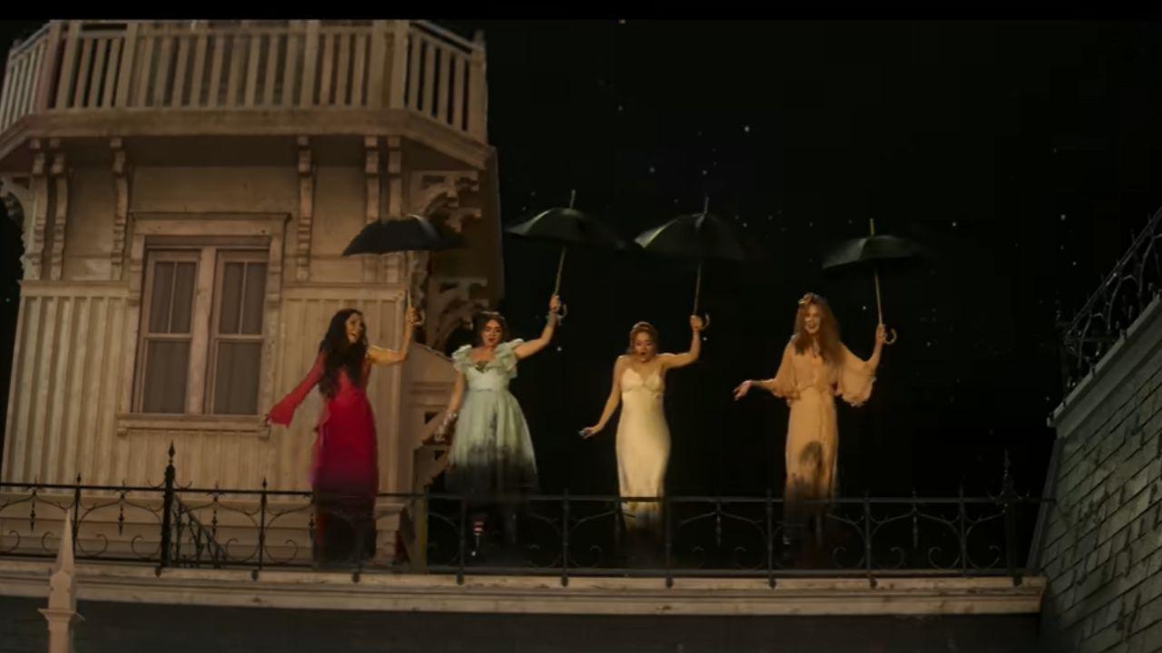 Image of Sandra Bullock and Nicole Kidman returned for 'Practical Magic 2,' alongside new cast members Joey King and Maisie Williams.