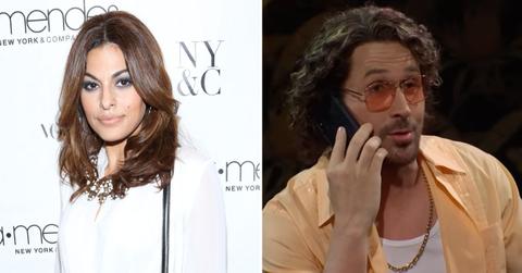 eva mendes raves ryan gosling cuban papi skit snl