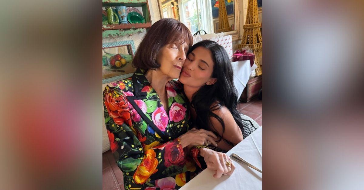 image of Kylie Jenner celebrated her grandma MJ’s 91st birthday.