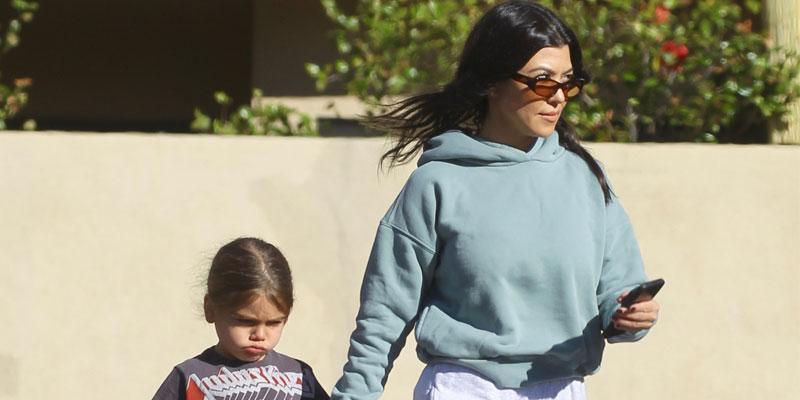 Kourtney Kardashian Takes Her Son Reign To Color Me Mine Painting Studio