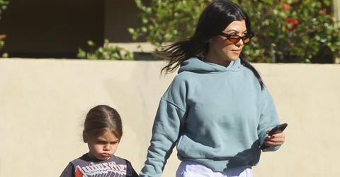Kourtney Kardashian Takes Her Son Reign To Color Me Mine Painting Studio