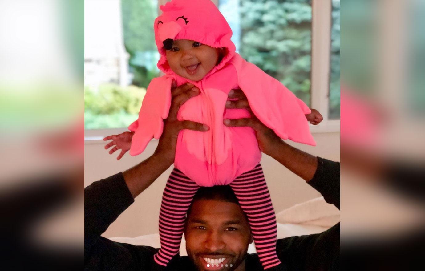 Tristan Thompson And Daughter True Instagram Photo