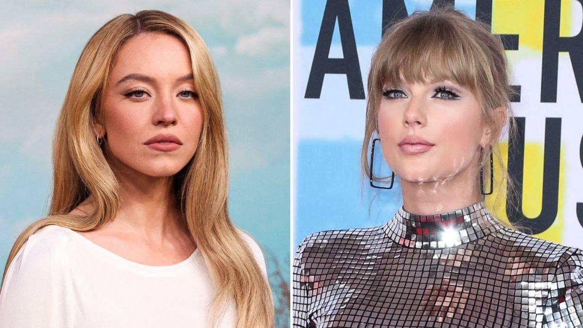 Photo of Sydney Sweeney and Taylor Swift