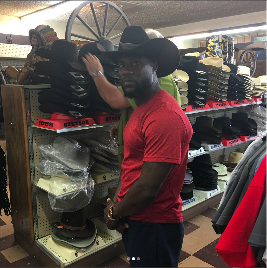 Kevin Hart And Leslie Jones Cowboy Clothes Photos1