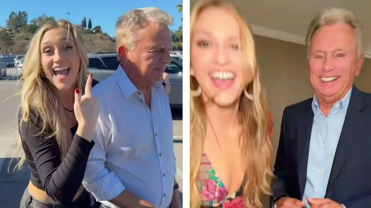 Image of The former 'Wheel of Fortune' host danced alongside his daughter in playful clips.
