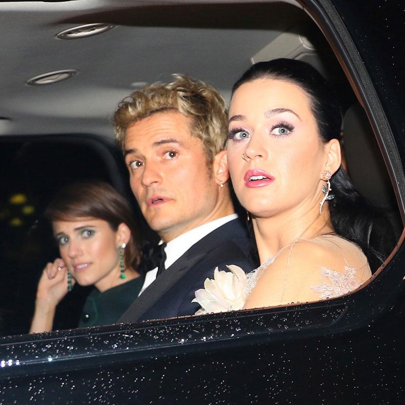 Katy perry orlando bloom snowflake ball split 02