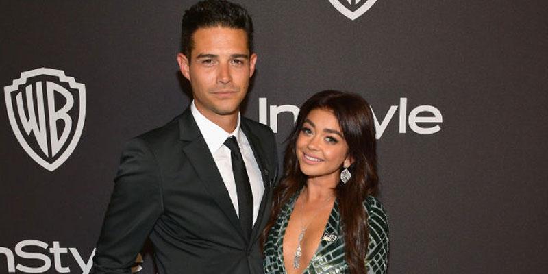 Sarah Hyland And Wells Adams At Event Engaged