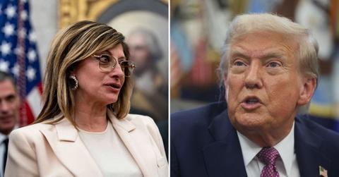 split of Donald Trump & Maria Bartiromo