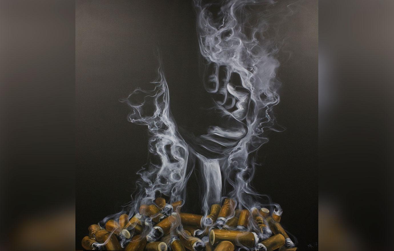 Mher Khachatryan Artist Smoke Dangers Paintings