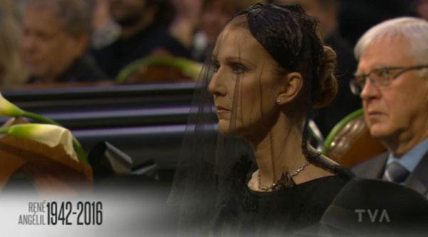 celine dion husband funeral