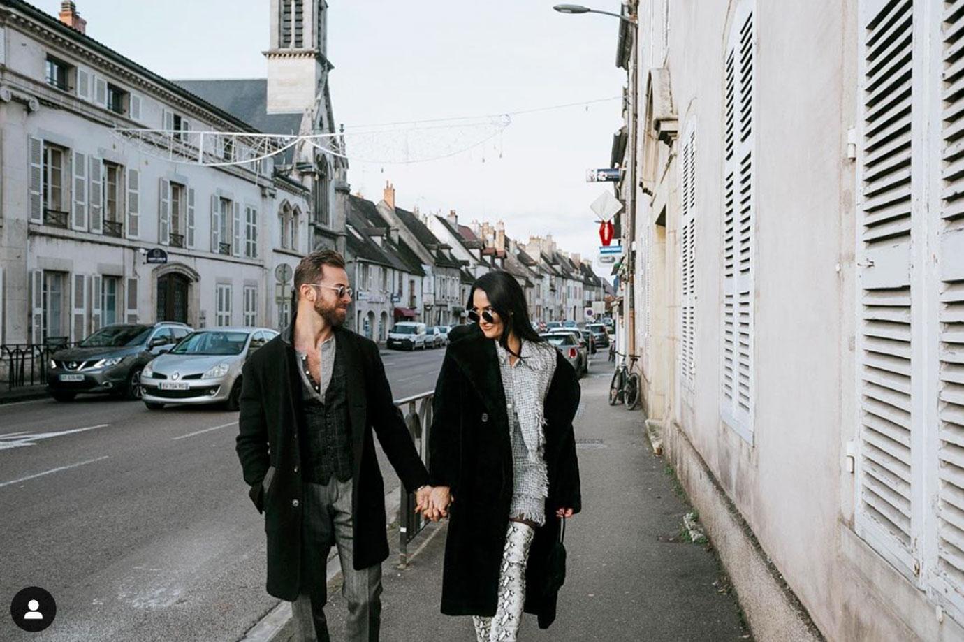 Nikki Bella And Artem Chigvintsev Holding Hands