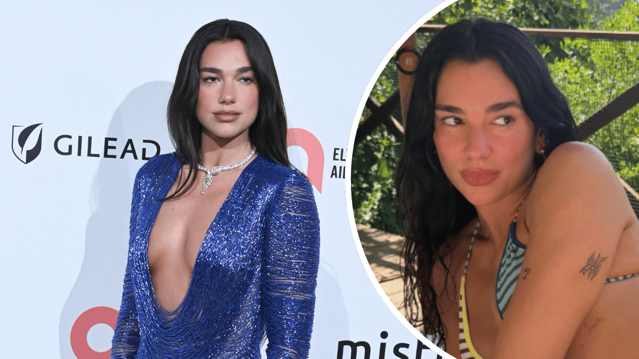 Image of Dua Lipa posted the hot photos to her Instagram. 