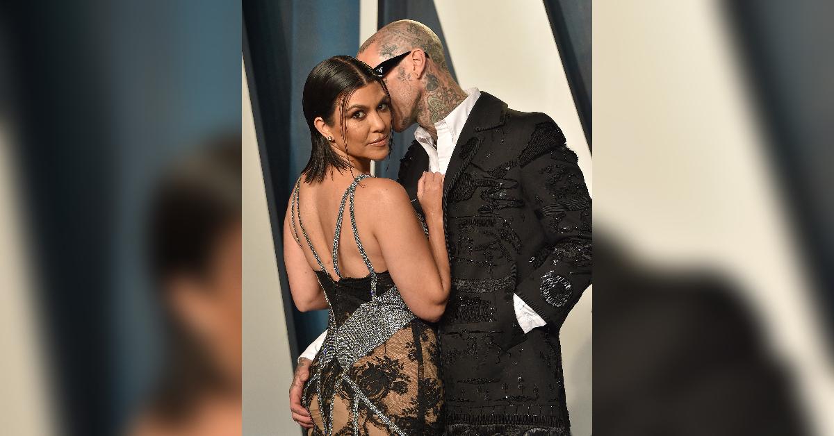 kardashians praise kourtney travis barker oscars appearance