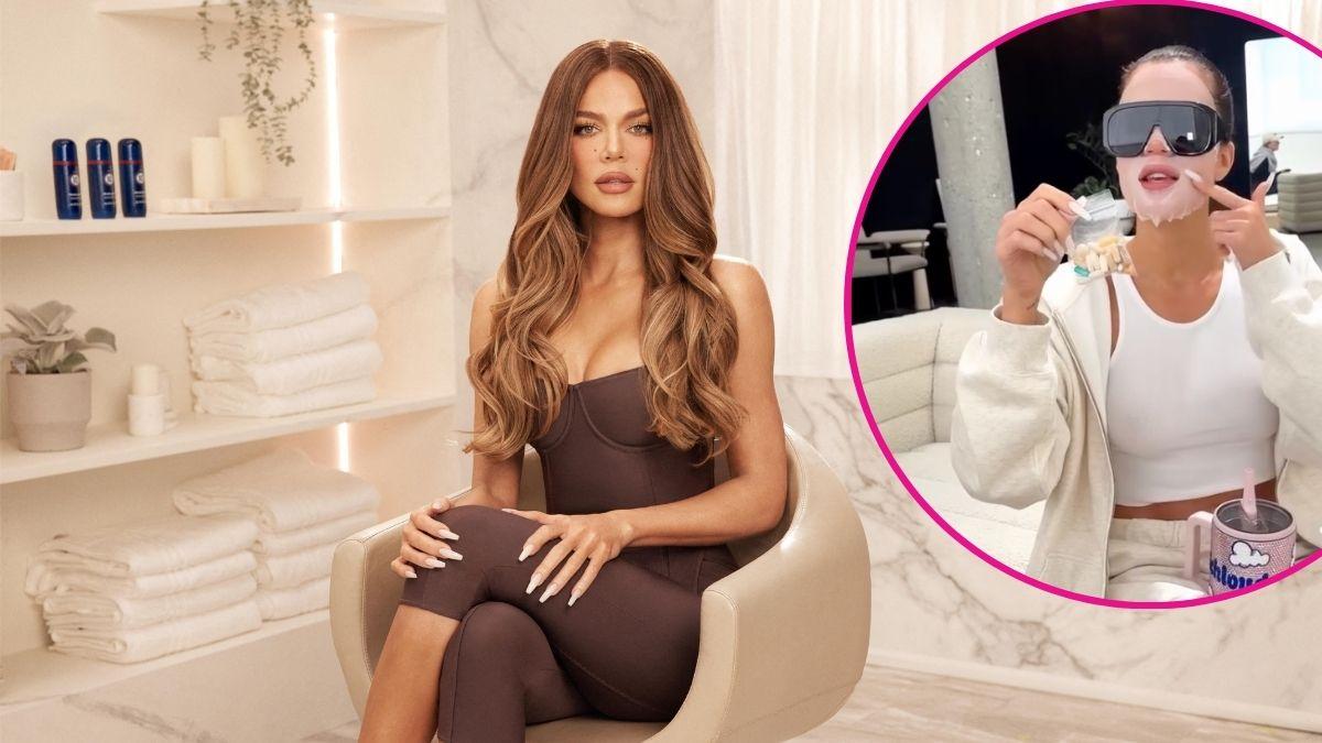 image and inset of Khloe kardashian