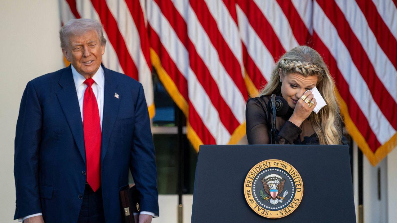 Donald Trump and Erika Kirk