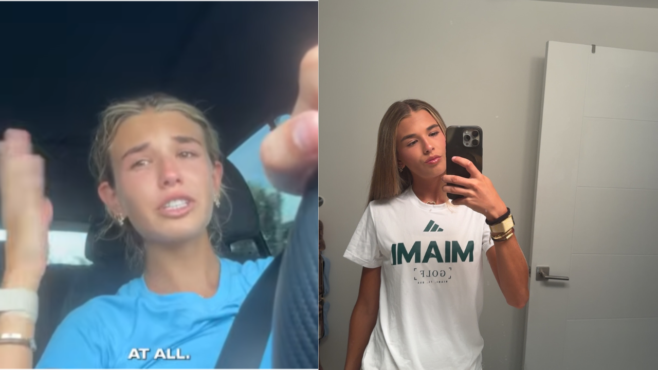 Image of Kai in a car and another in her apartment.