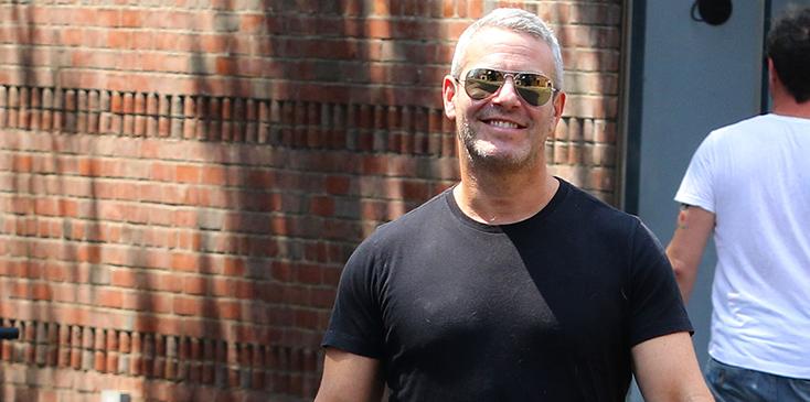 Andy cohen all smiles walks dog nyc pics