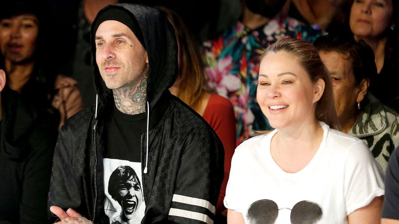 Image of Travis Barker and Shanna Moakler.