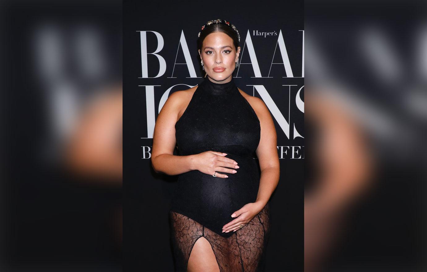 //ashley graham baby bump