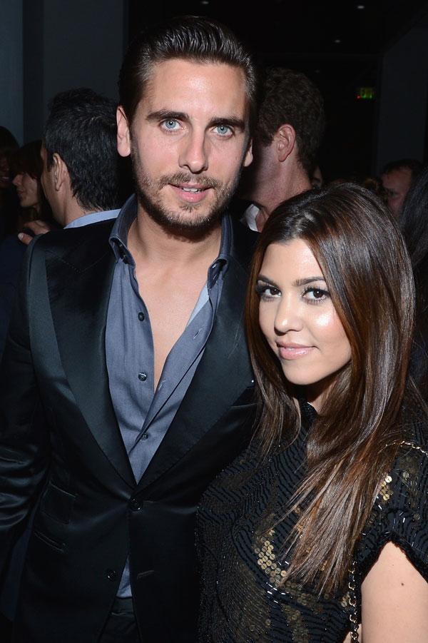 Kourtney kardashian parties scott disick