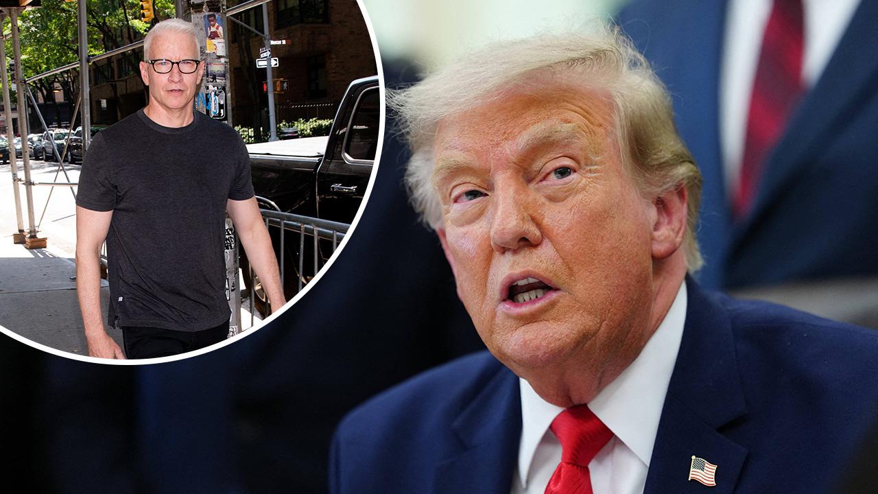 photo of Anderson Cooper shamed the POTUS for commenting on Kaitlan Collins' appearance.