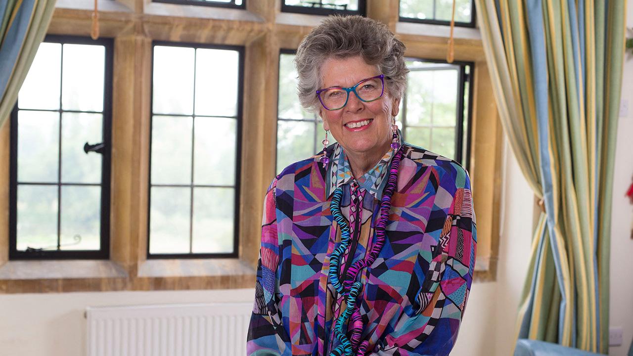 Photo of Prue Leith believed she was experiencing a migraine when she lost 'half'' of her vision.