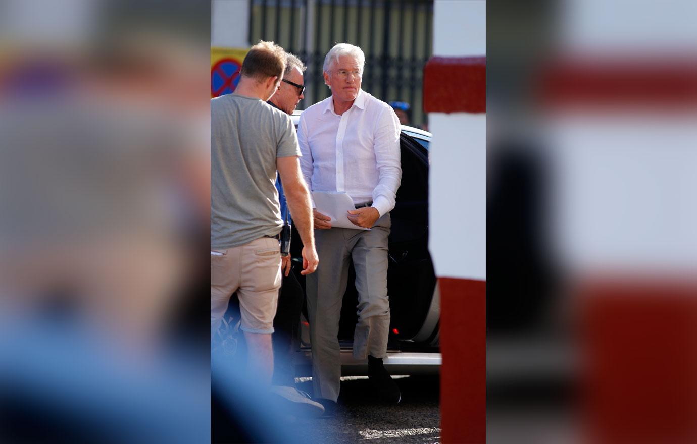 Richard Gere On The Set Filming of &#8216;MotherFatherSon&#8217;, the BBC New Series