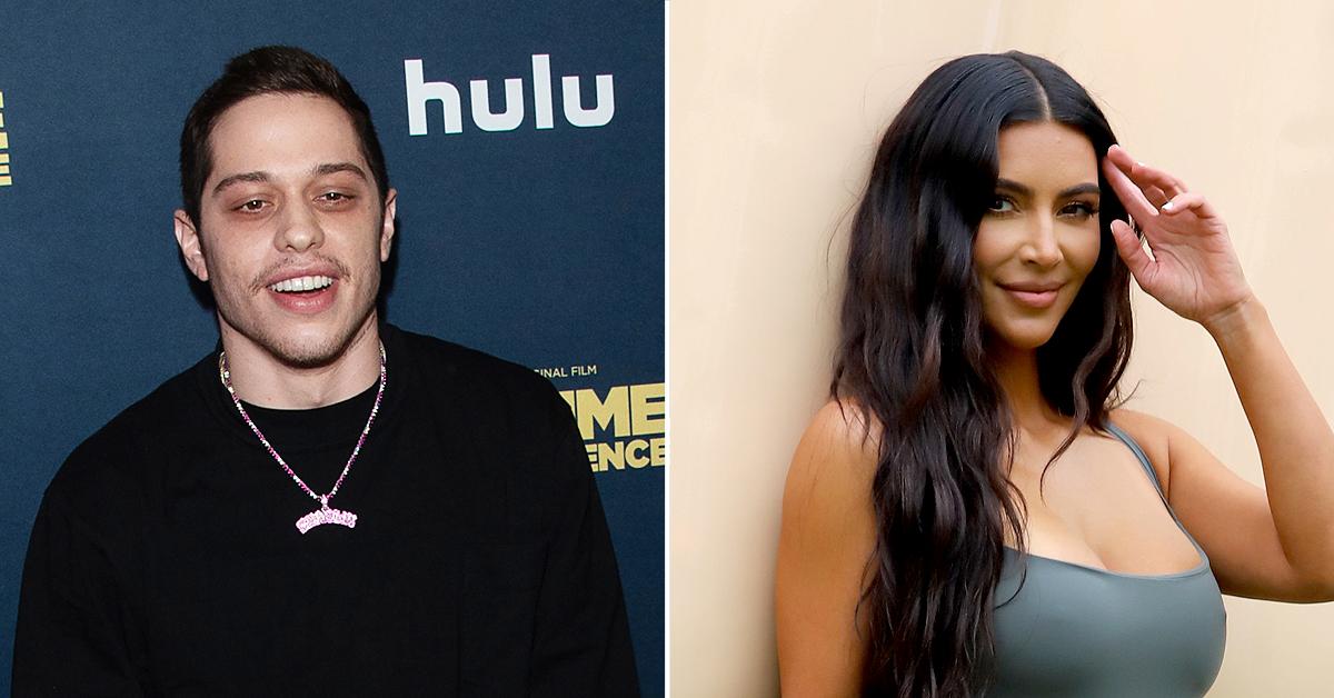 pete davidson charming kim kardashian reality star happy spills source