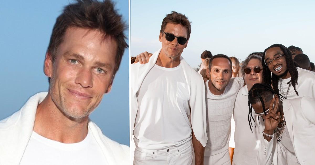 Tom Brady 'Talking To Different Women' At Famous Hamptons White Party
