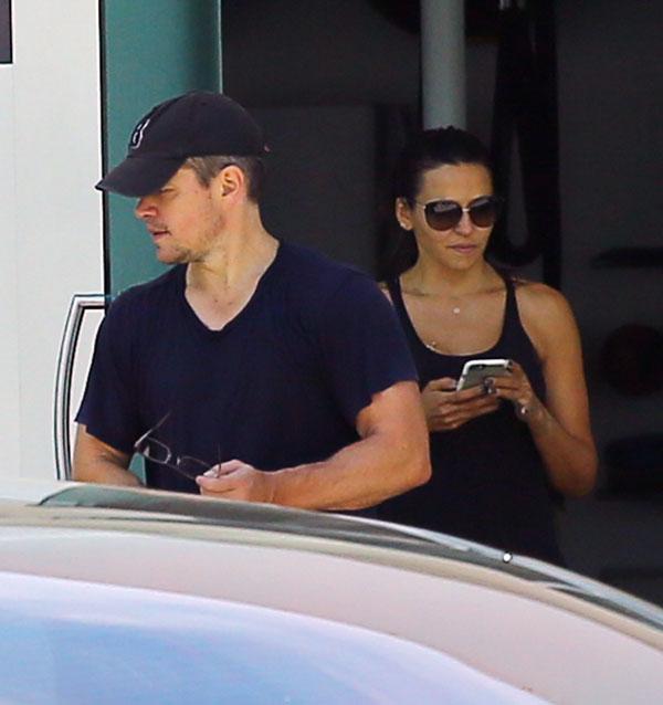 Matt damon date wife luciana barroso