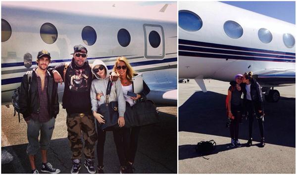 Miley Cyrus Noah Cyrus Private Jet