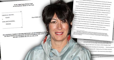 Ghislaine Maxwell Begs Court To Keep Deposition About Sex Life Sealed